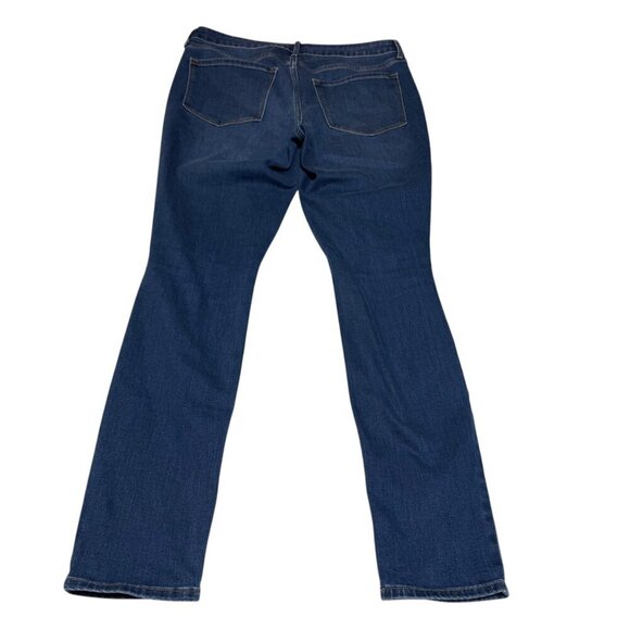 Old Navy Womens Mid Rise Pop Icon Skinny Distressed Jeans Size 12 Long - Picture 2 of 6